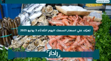 تعرّف على أسعار السمك اليوم الثلاثاء 3 يونيو 2025